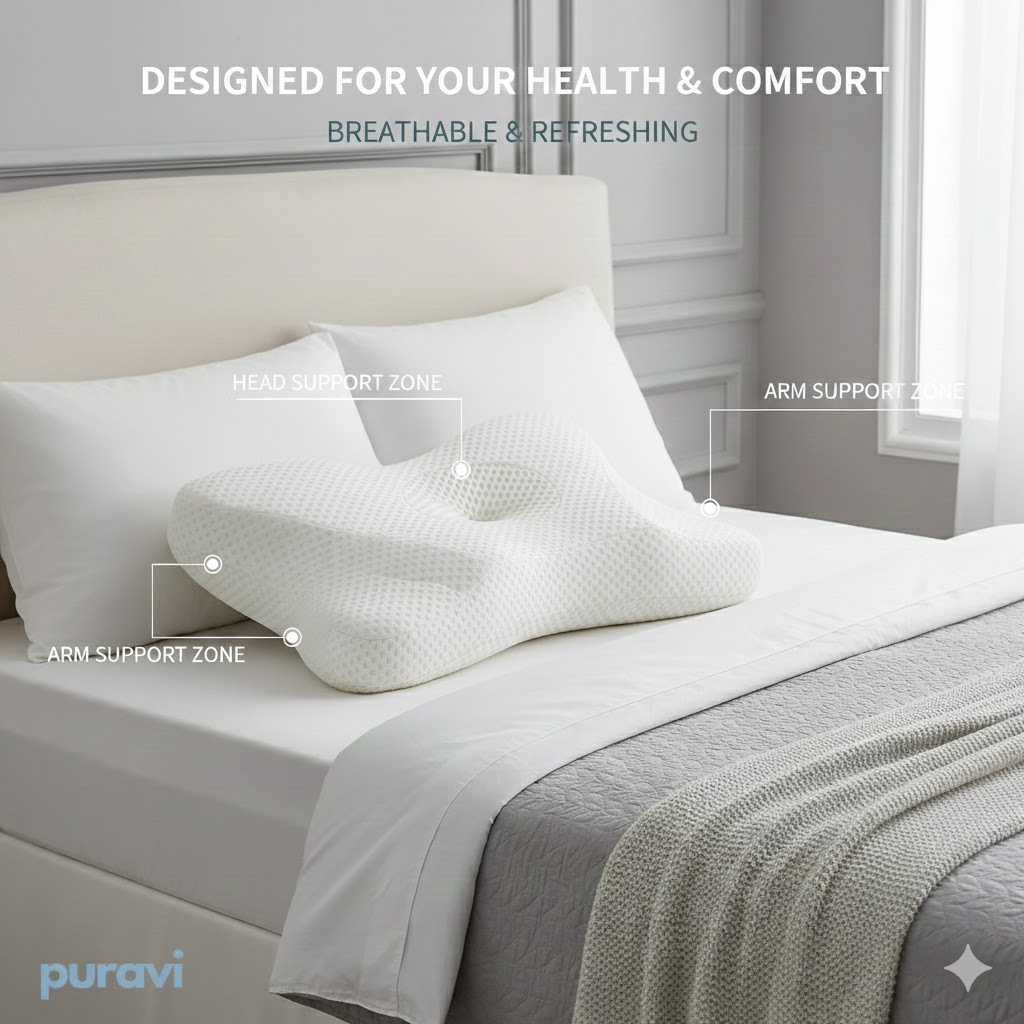 Puravi Premium Relief Pillow