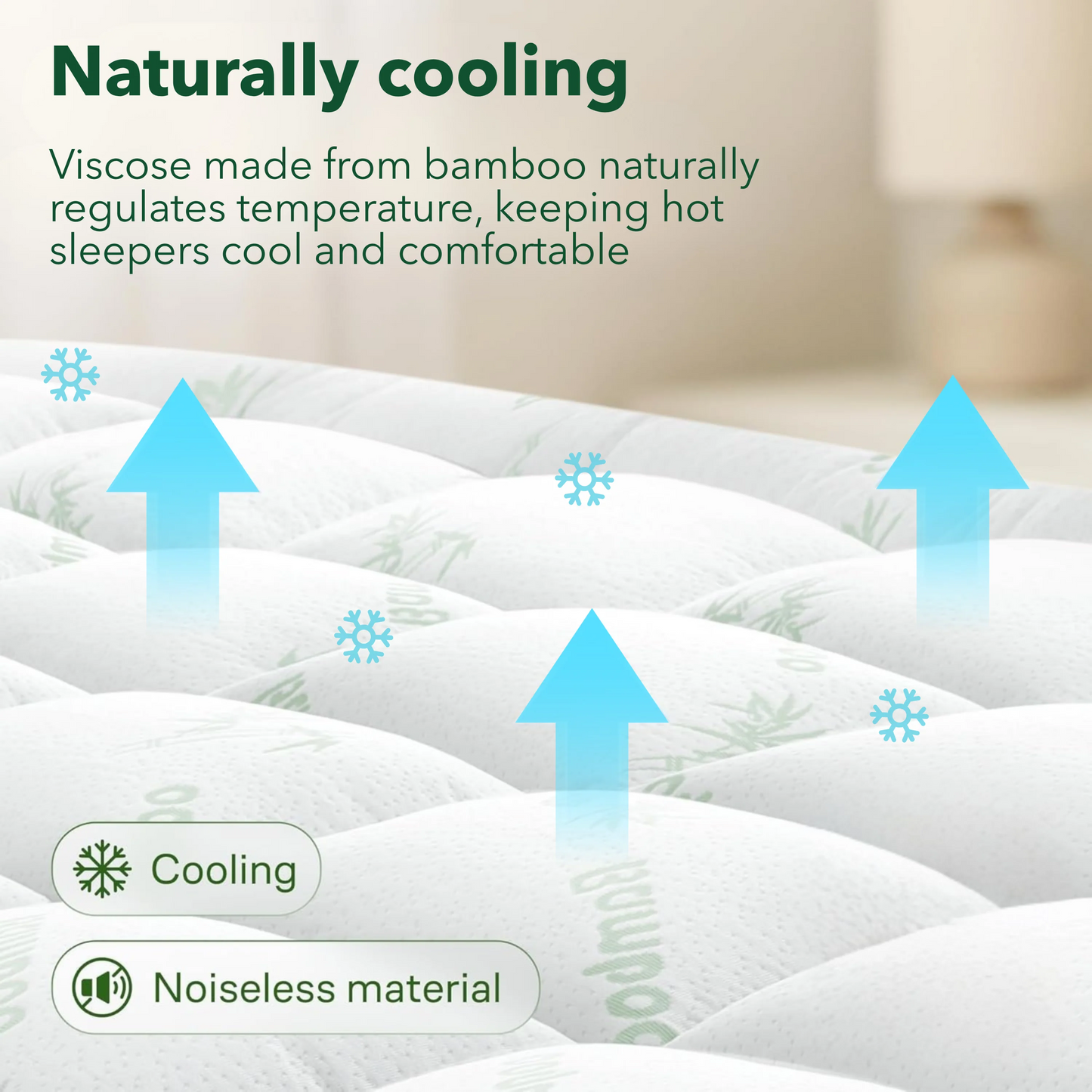 Puravi Bamboo Mattress Topper